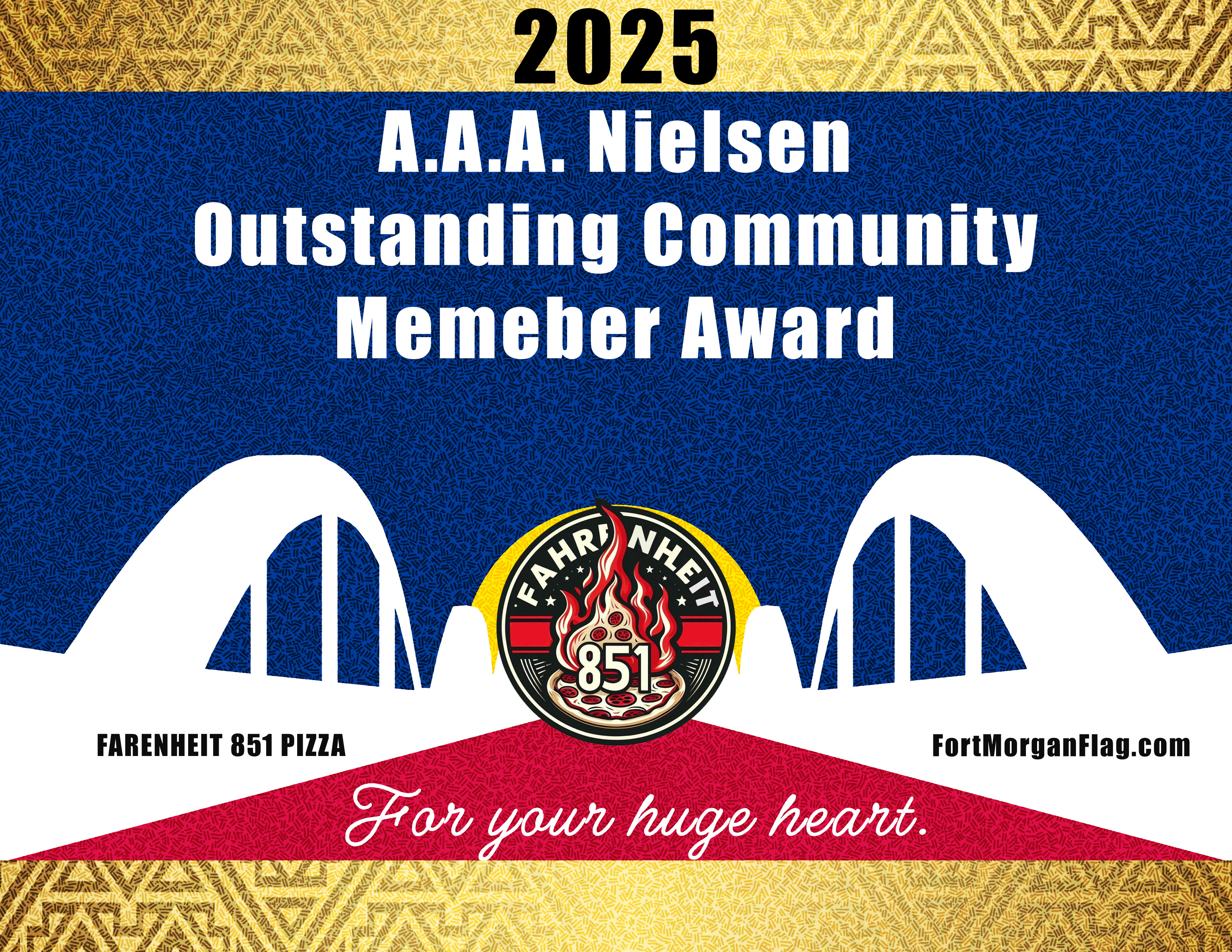Award to Fahrenheit 851 Pizza Shop